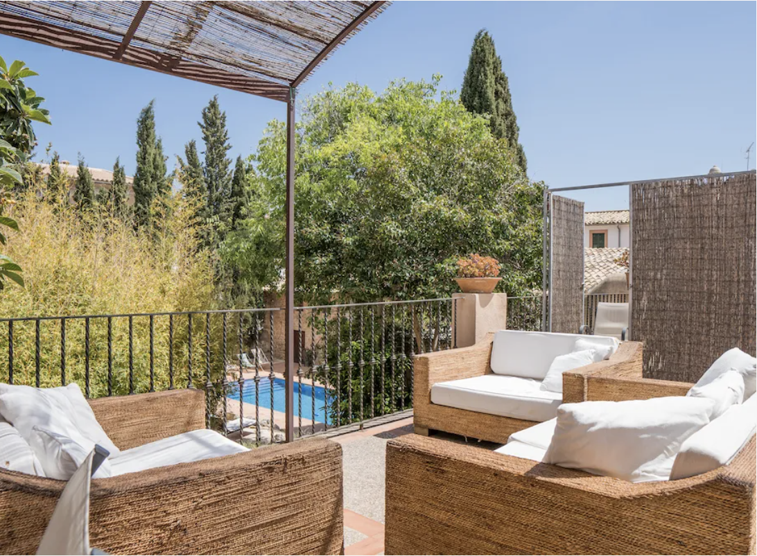 Exterior terrace view