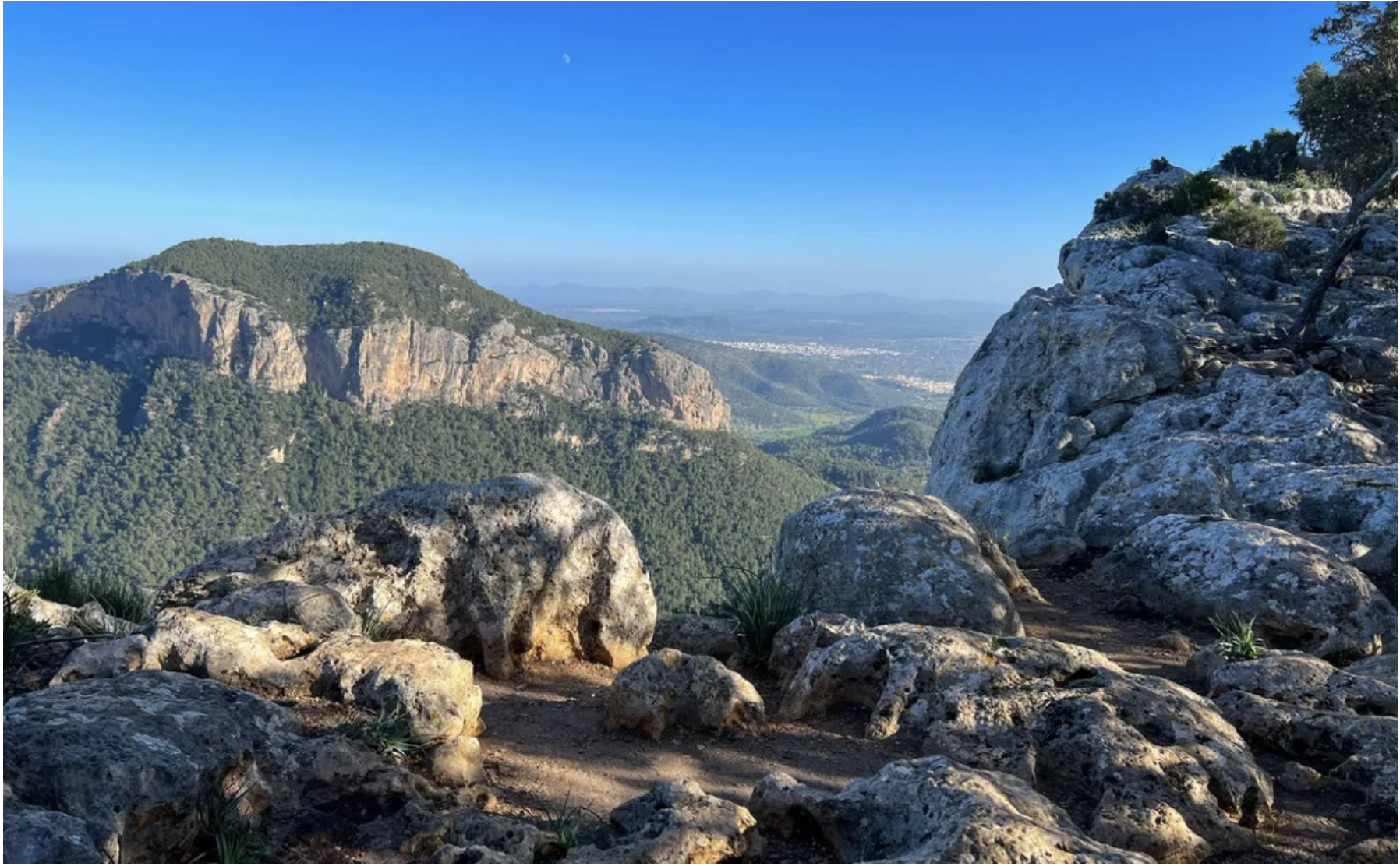 Mountain landscape near the villa
