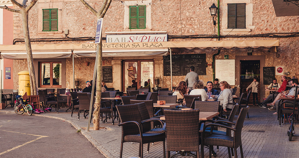 Scenic landscape in the Tramuntana region
